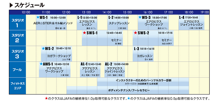 近畿圏スケジュール