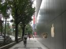 appleの横通ります。