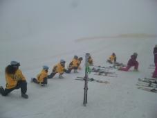 霧のスキーキャンプ（3日目）