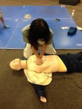 CPRの研修を行いました