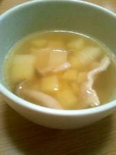 簡単お芋のスープで風邪予防！