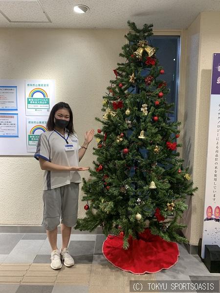 クリスマスツリーを飾りました 店舗日誌オアシス赤塚24plusブログ 公式 東急スポーツオアシス赤塚24plus 24hジム ホットヨガ